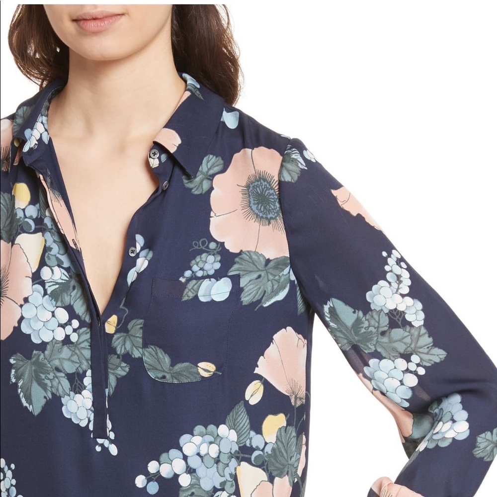 NWT Joie Amaranda Print Silk Shirtdress Size M - Picture 6 of 14